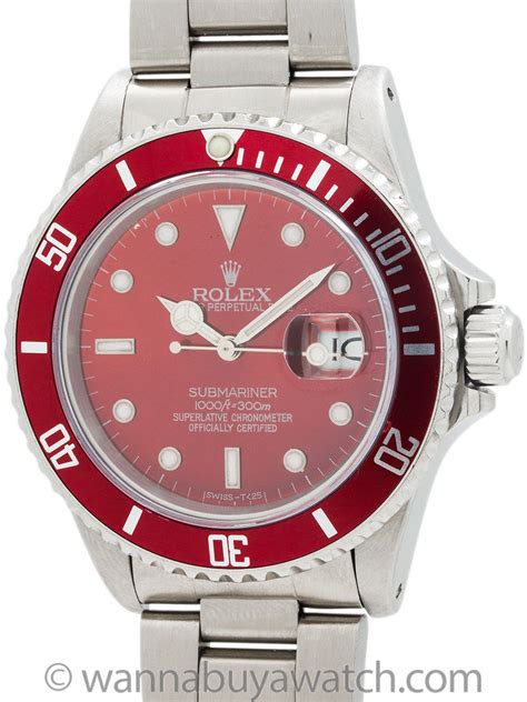 red face rolex replica|rolex red face submariner.